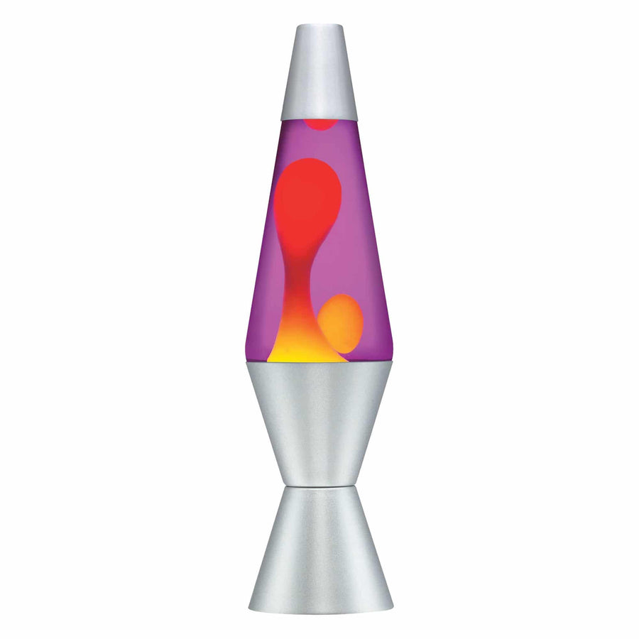 14.5” LAMP – YELLOW/PURPLE/SILVER L8